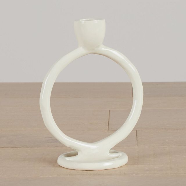 Opis Ivory Small Candle Holder