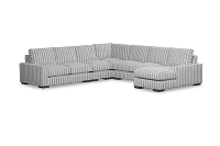 Edgewater Sea Lane Dark Blue Large Right Chaise Sectional