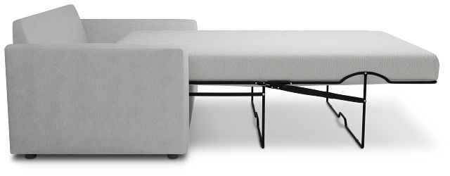 Siesta Revenue White Fabric Memory Foam Sleeper