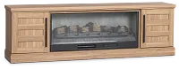 Branson Light Tone 78" Tv Stand With Fireplace Insert