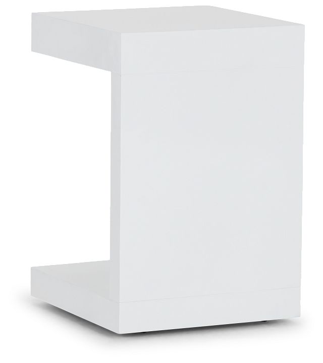 Chase White End Table