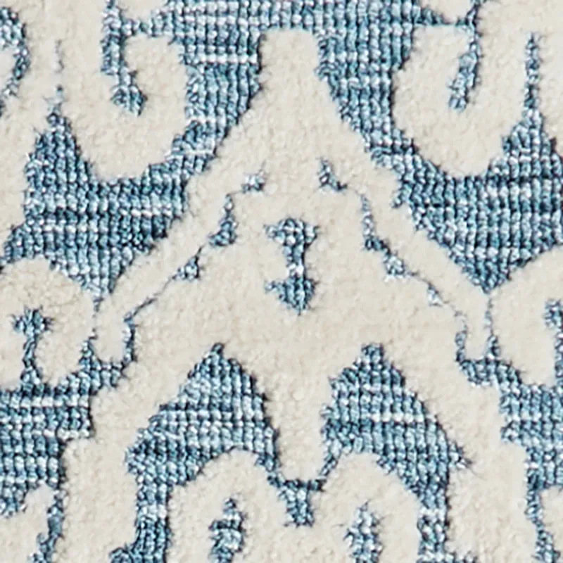 Milly Blue Poly Blend 5x8 Area Rug