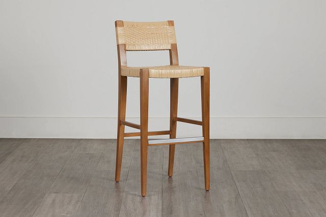 Avila Light Tone 30" Woven Barstool