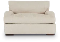 Alpha Beige Fabric Chair