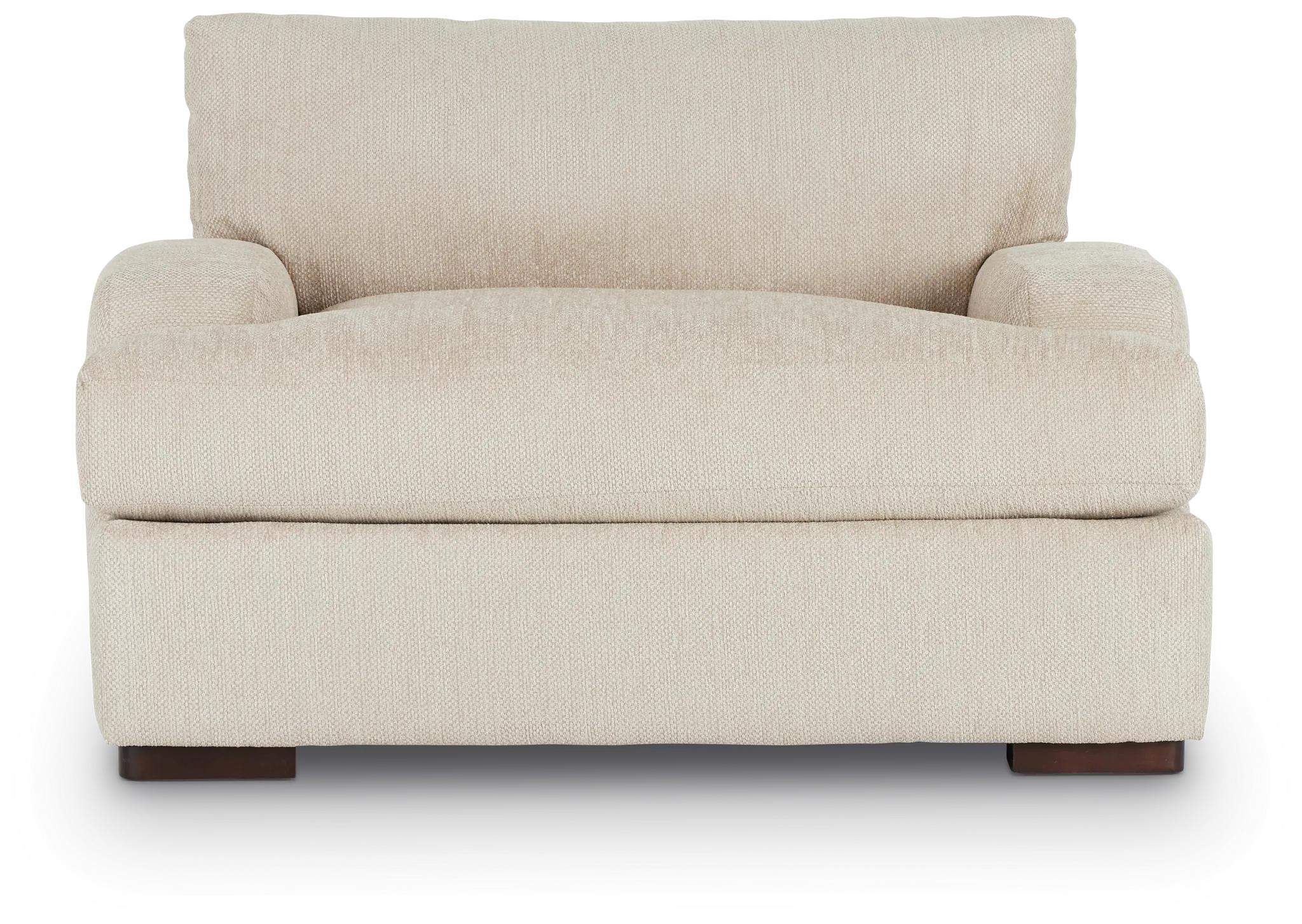 Alpha Beige Fabric Chair