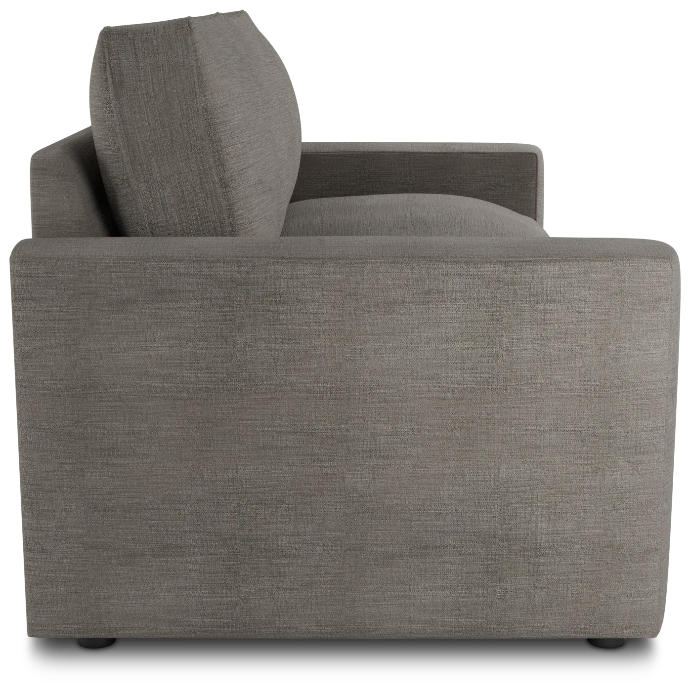 Siesta Victory Gray Fabric Loveseat