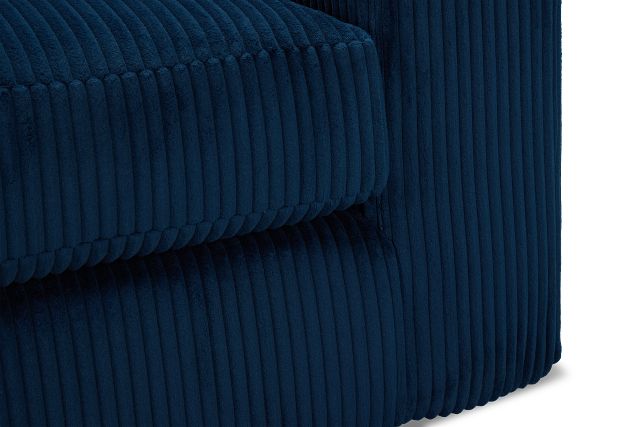 Charlie Dark Blue Fabric Sofa