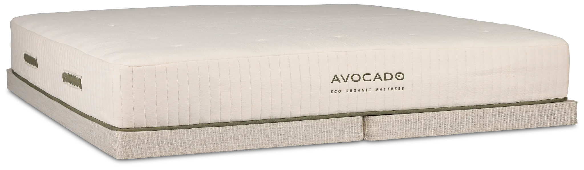 Avocado Eco Organic Cushion Firm Low-profile Mattress Set