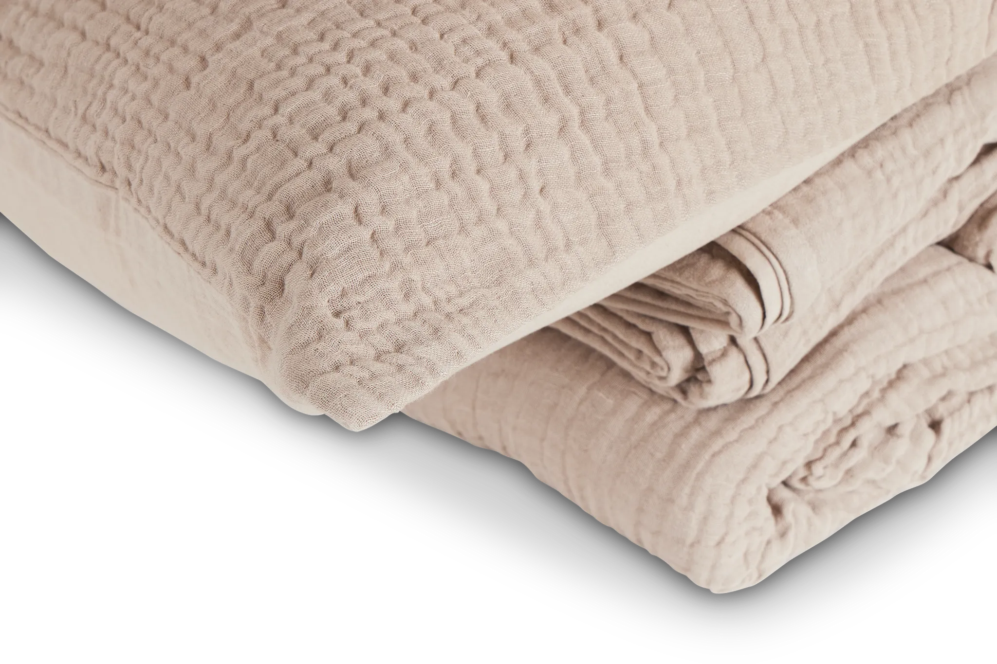 Cardaff Beige 3-piece Duvet Set