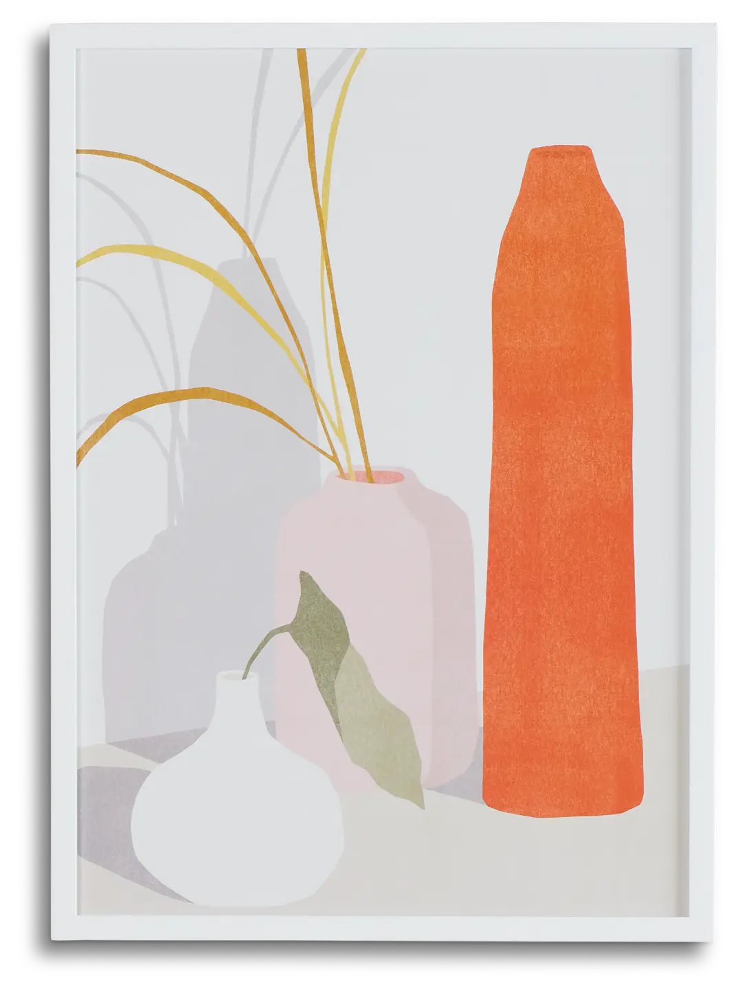 Apalla Orange Framed Wall Art Apalla Orange Framed Wall Art