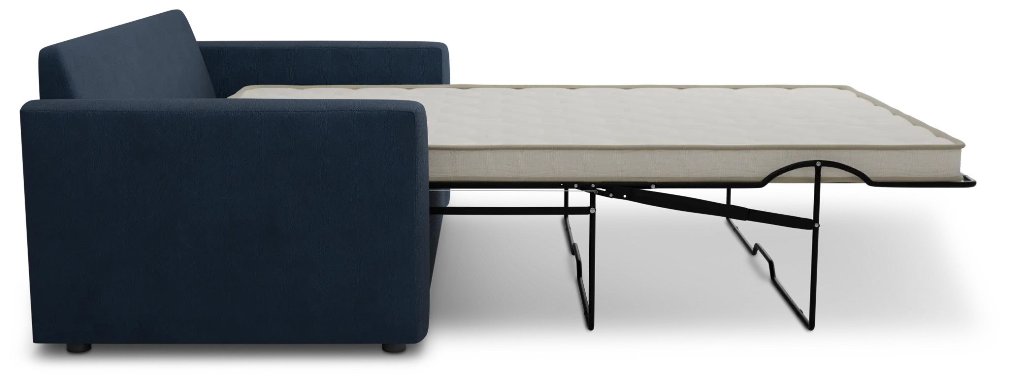 Siesta Revenue Dark Blue Fabric Innerspring Sleeper