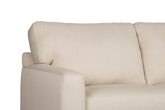 Rhodes Beige Fabric Large Right Chaise Sectional