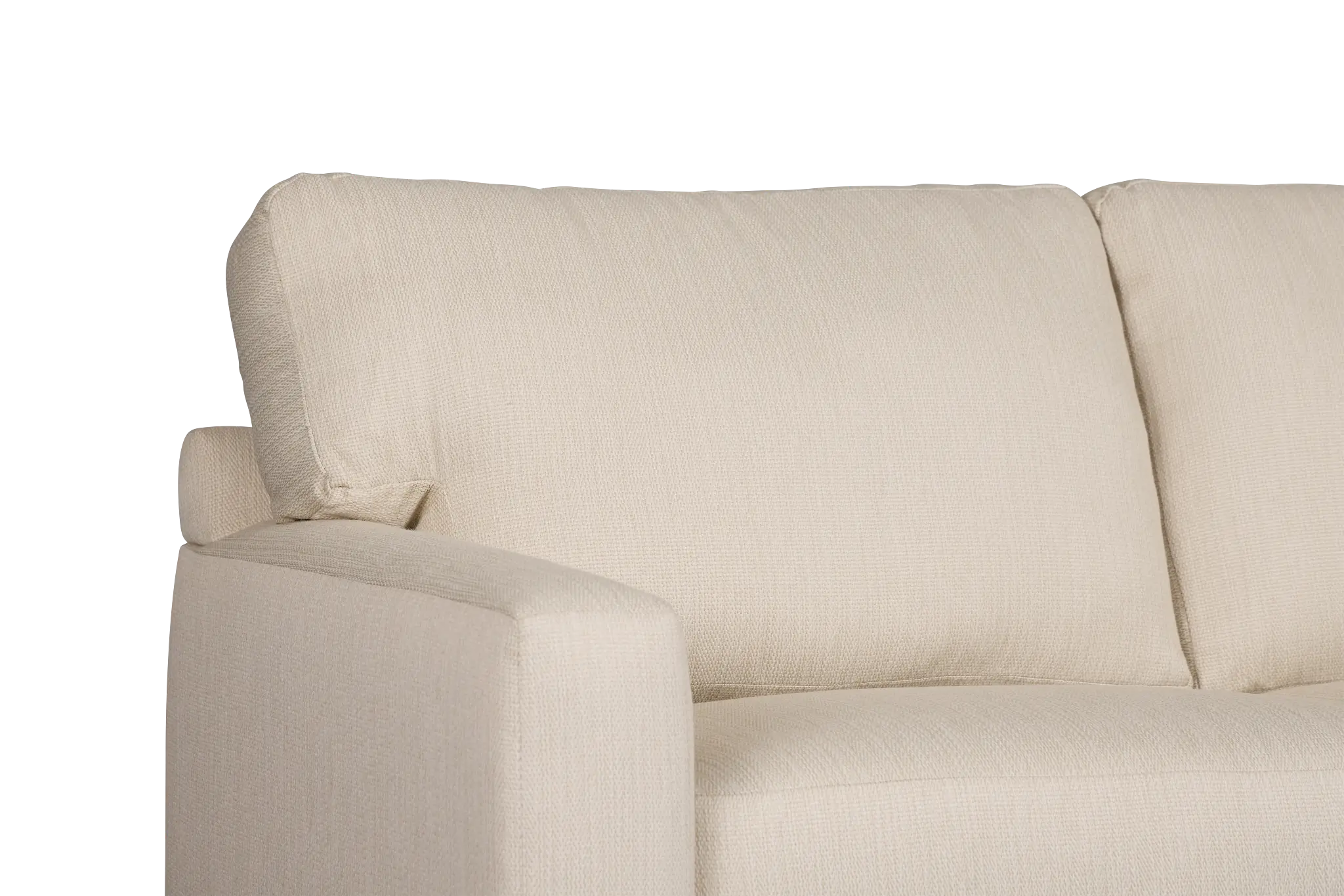 Rhodes Beige Fabric Large Right Chaise Sectional Rhodes Beige Fabric Large Right Chaise Sectional