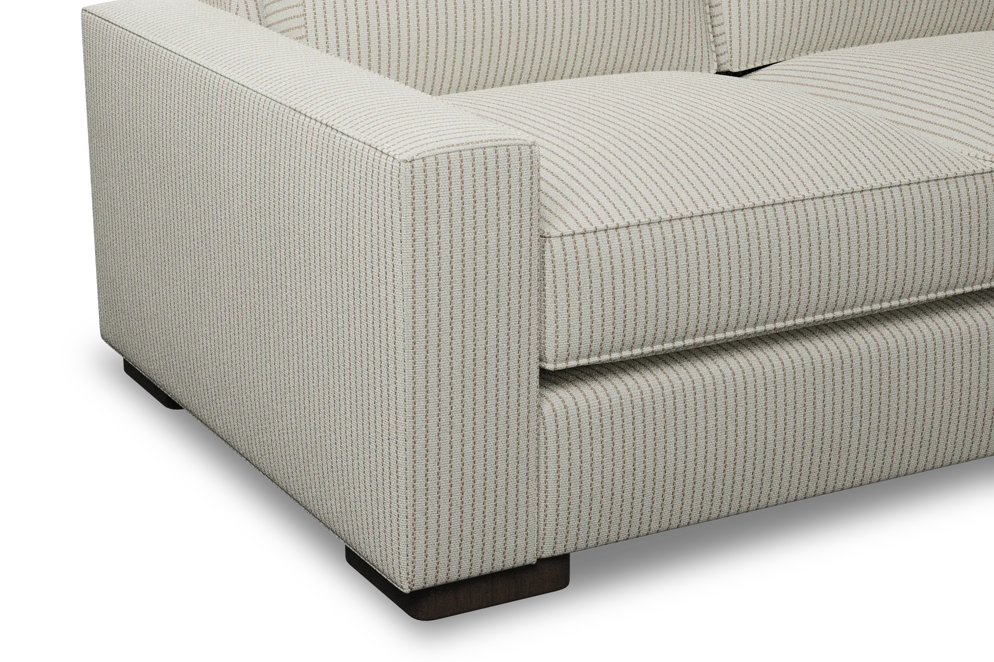 Edgewater Lucy Light Beige 96" Sofa W/ 3 Cushions