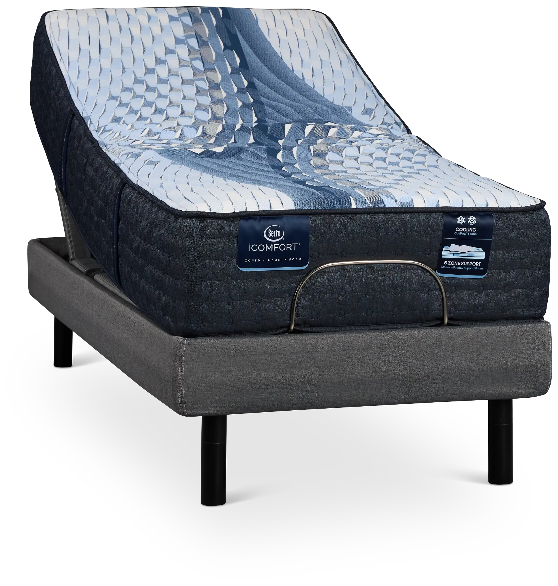 Serta Icomfort Iona Medium Motion Perfect 4 Adjustable Base Set Serta Icomfort Iona Medium Motion Perfect 4 Adjustable Base Set