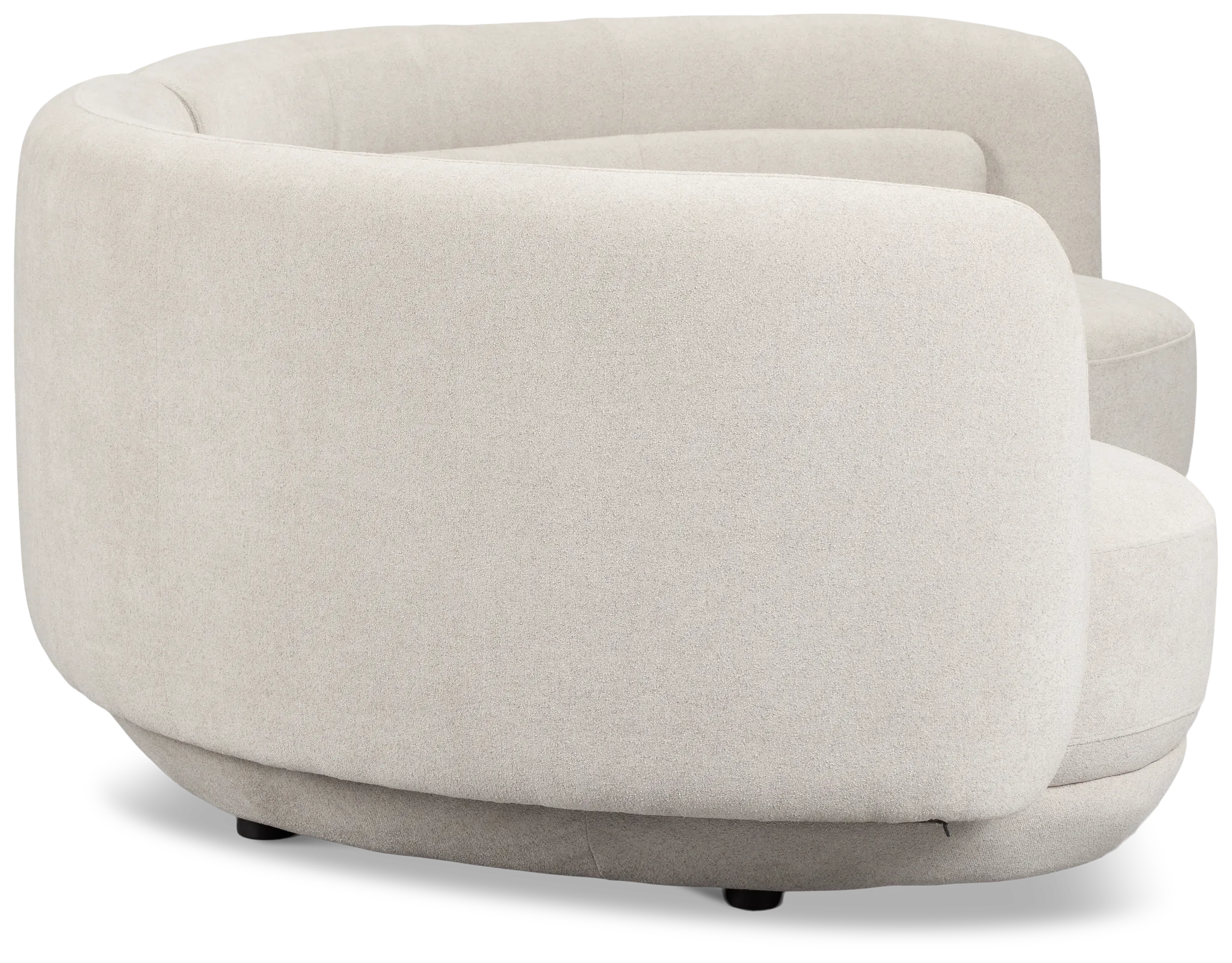 Presley Light Gray Fabric 2-piece Modular Sectional