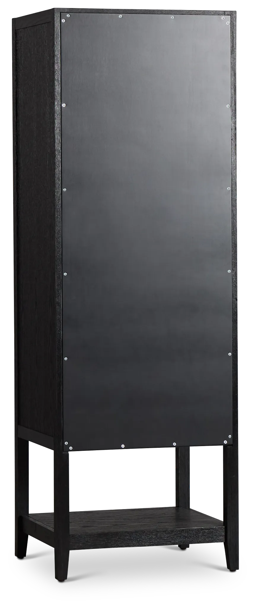 Alden Black Linen Cabinet