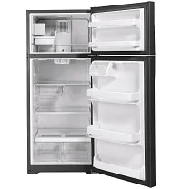 Ge 18 Series Black Top Freezer Refrigerator