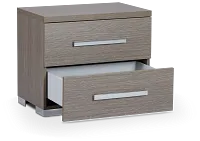 Lucca Gray Nightstand