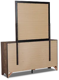 Ollie Dark Tone Dresser & Mirror