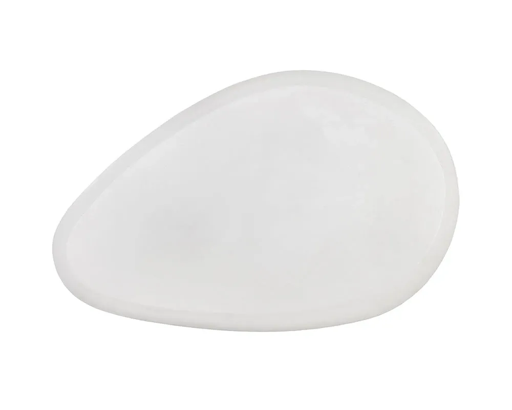 Belina White Oval Coffee Table