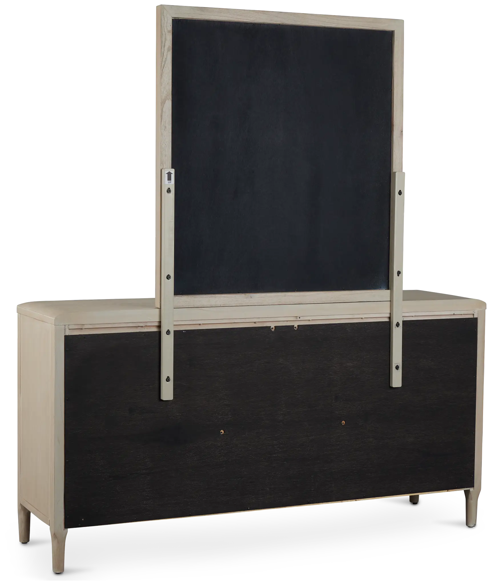 Castello Light Tone Dresser & Mirror Castello Light Tone Dresser & Mirror
