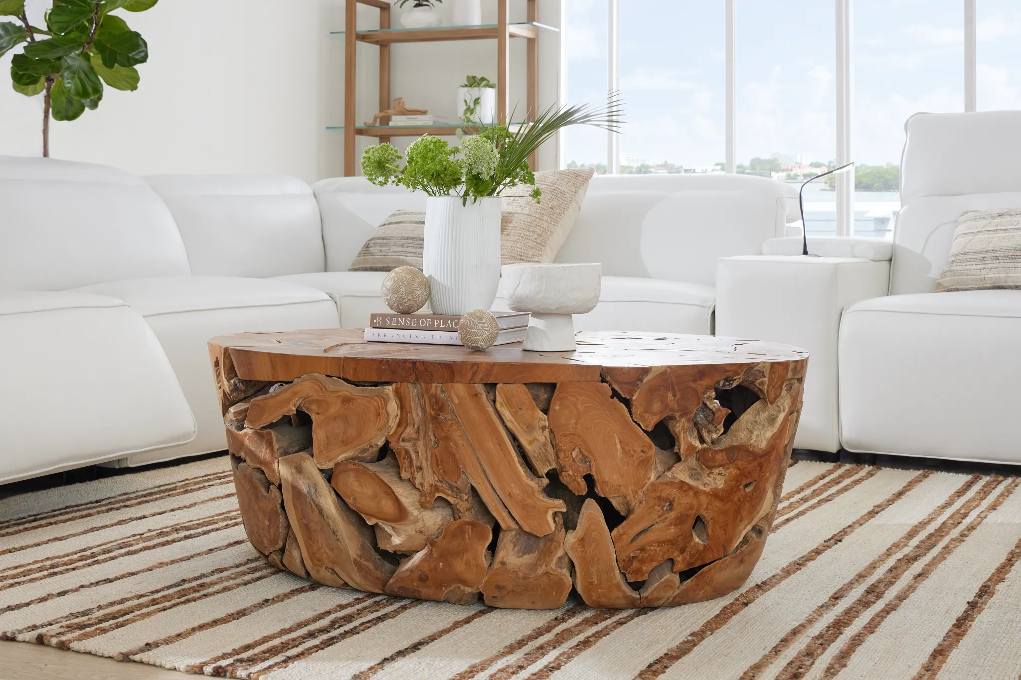Haven Mid Tone Teak Coffee Table