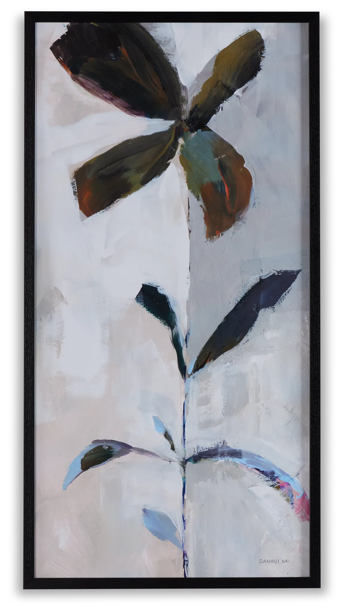 Bassel Gray Framed Wall Art