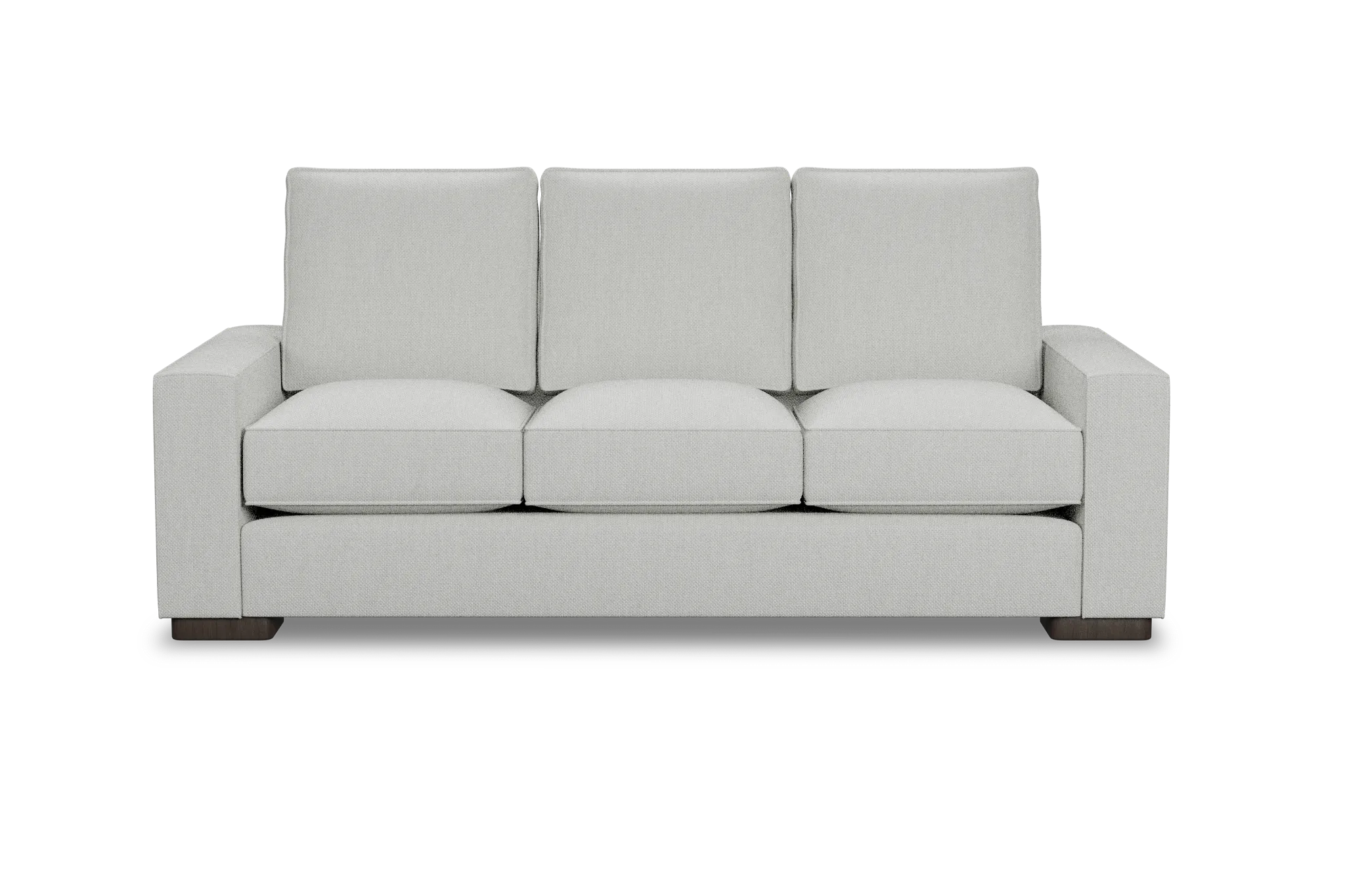 Edgewater Revenue White 84" Sofa W/ 3 Cushions