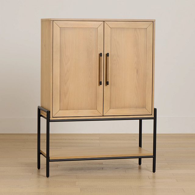 Highland Light Tone Bar Cabinet