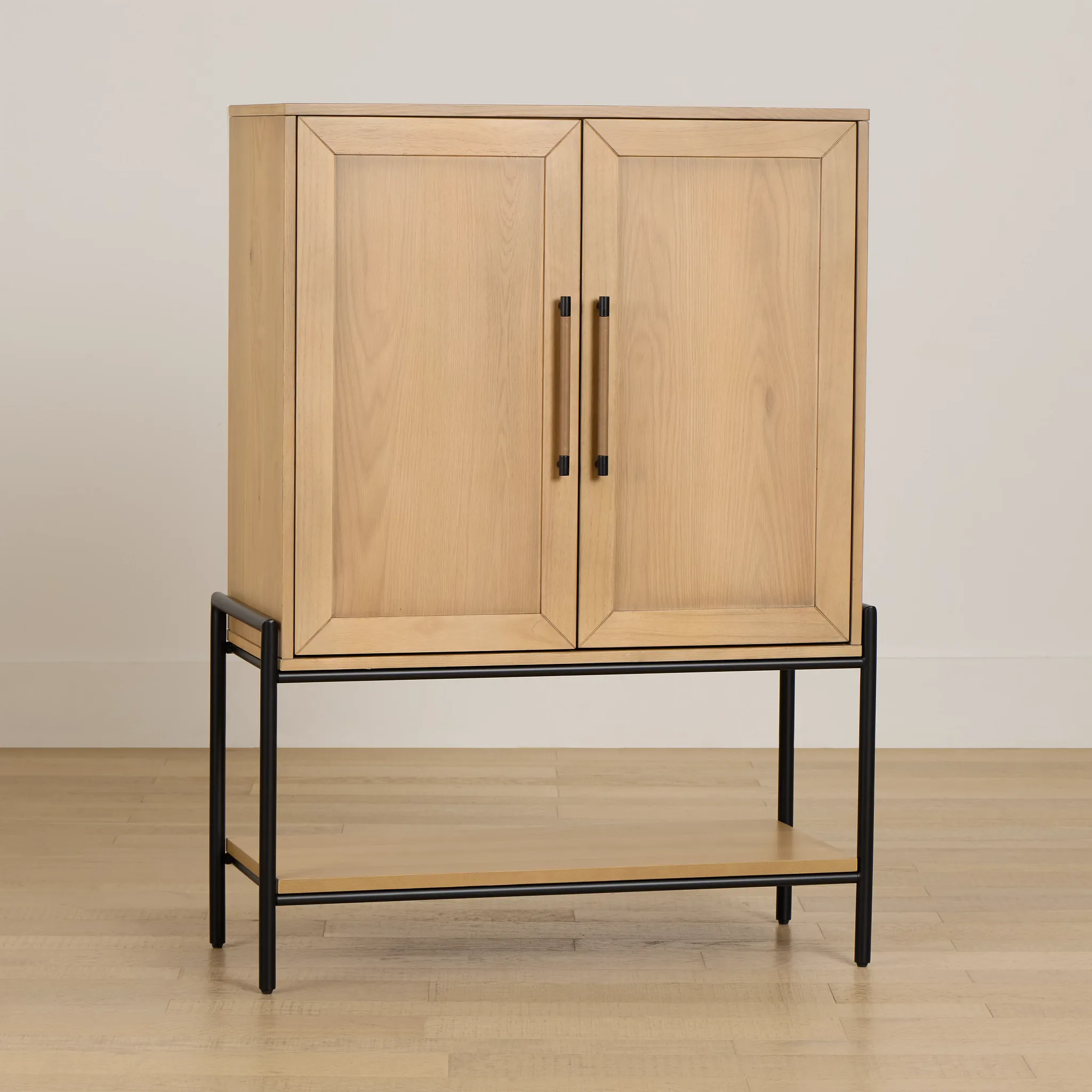 Highland Light Tone Bar Cabinet