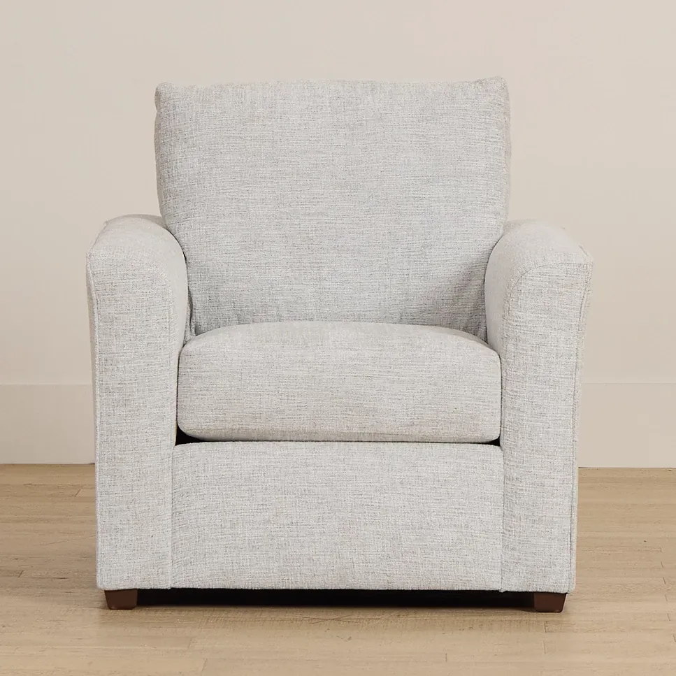 Miller Light Gray Fabric Chair