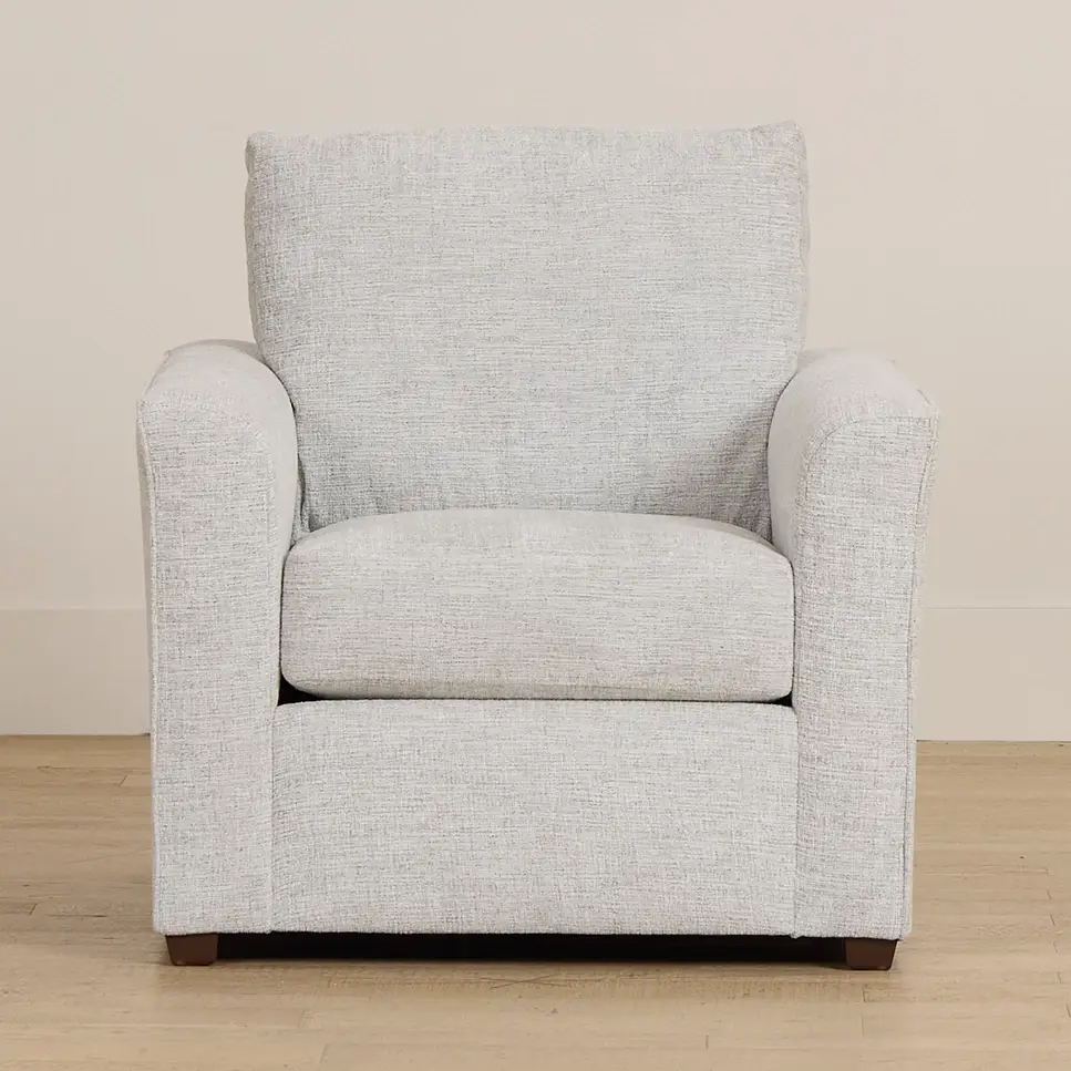Miller Light Gray Fabric Chair Miller Light Gray Fabric Chair