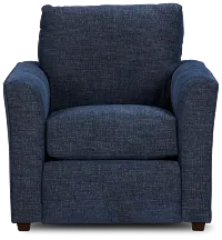 Davis Dark Blue Micro Chair