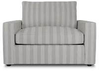 Siesta Sea Lane Light Gray Fabric Chair