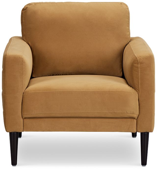Nala Light Brown Velvet Chair