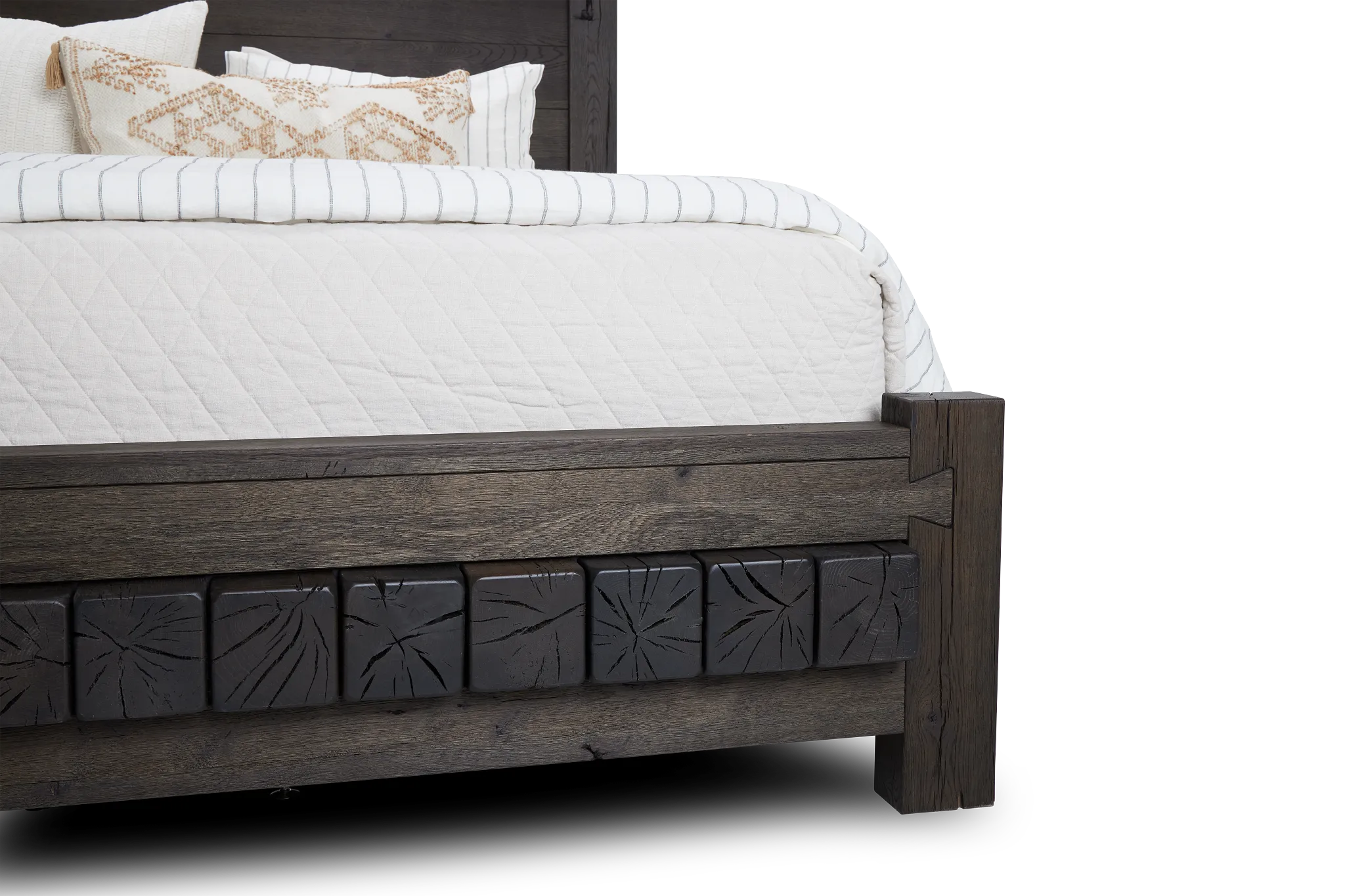 Salt Lake Dark Tone Platform Bed