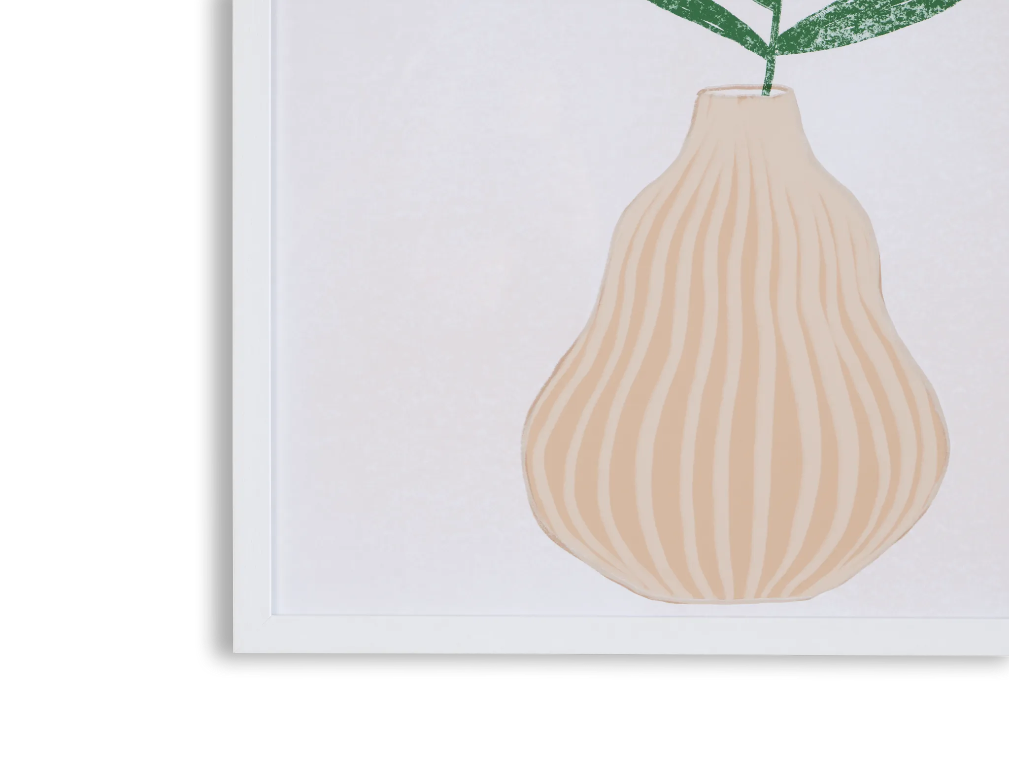 Lulu Green Framed Wall Art