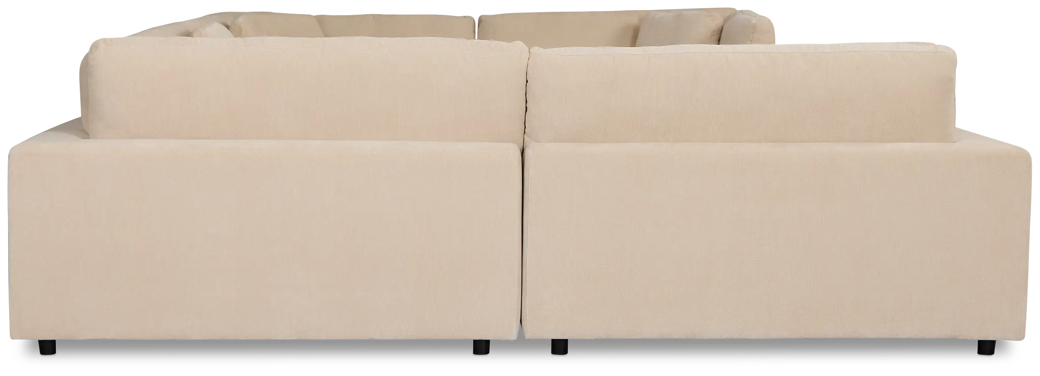 Lounge Light Beige Fabric U-shaped Sectional Lounge Light Beige Fabric U-shaped Sectional