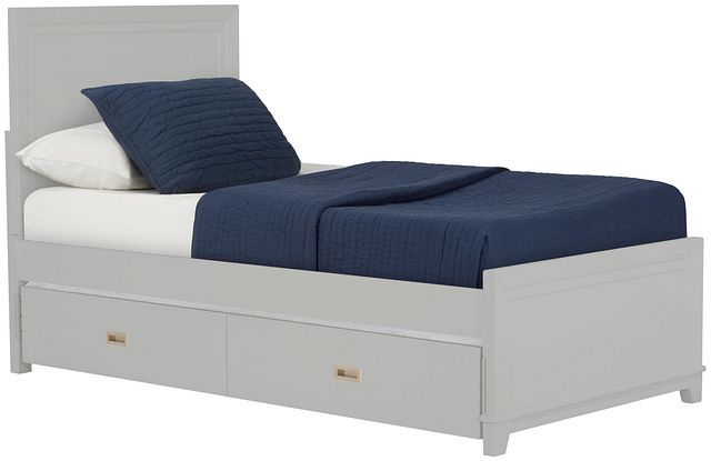Ryder Gray Panel Trundle Bed