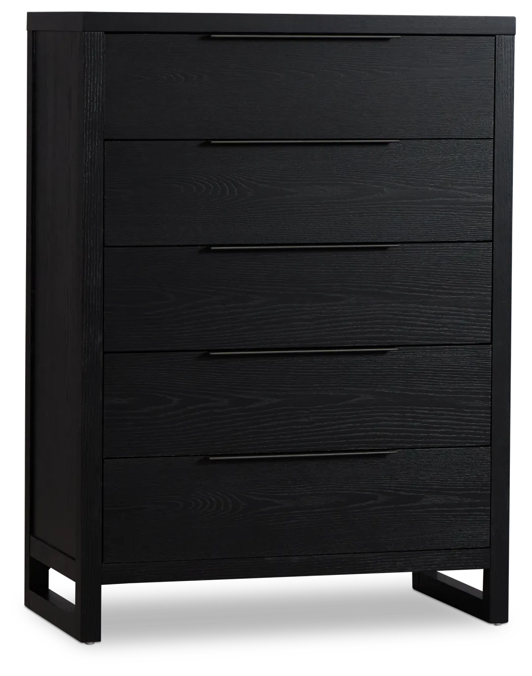 Williamsburg Black 5-drawer Chest