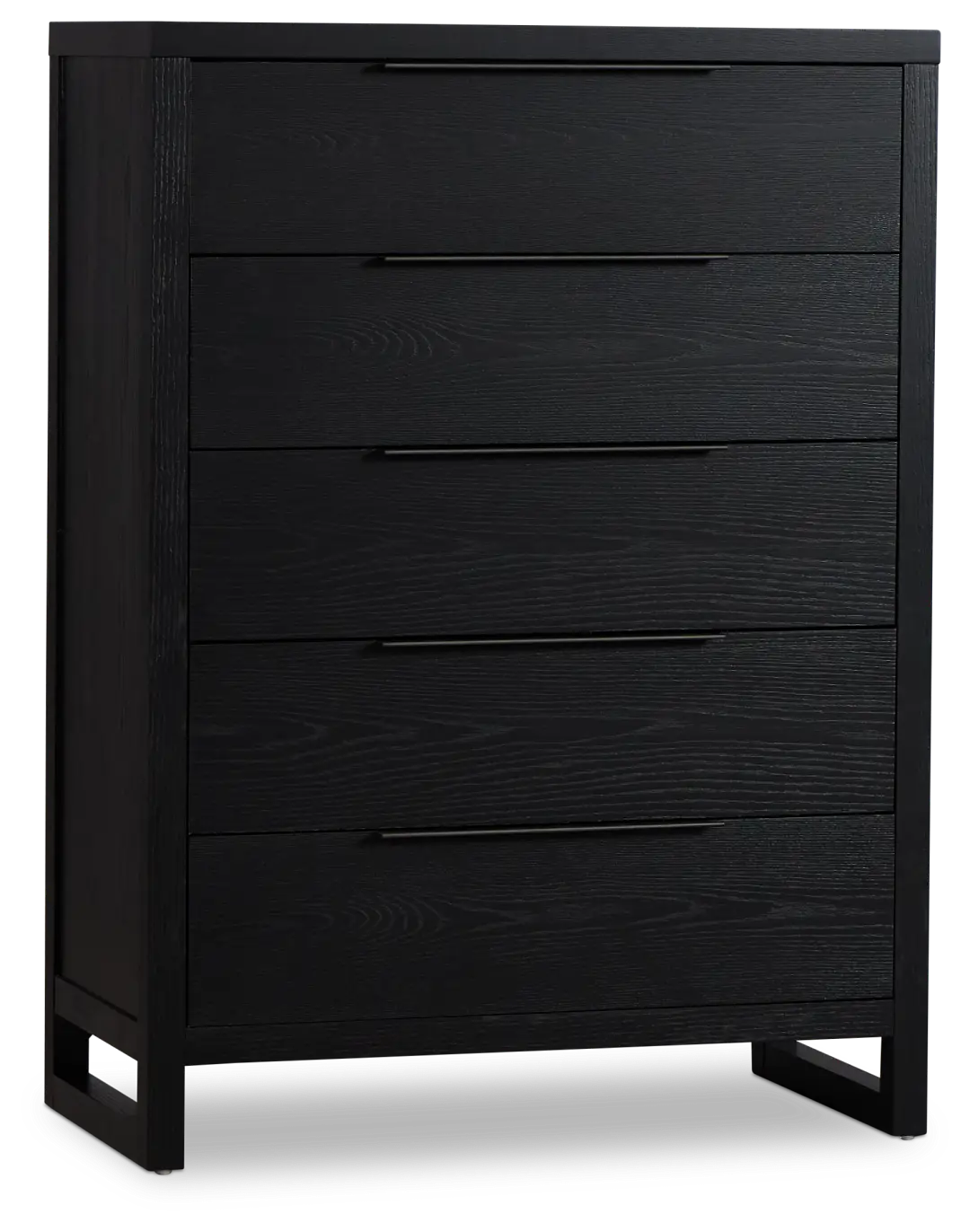 Williamsburg Black 5-drawer Chest Williamsburg Black 5-drawer Chest