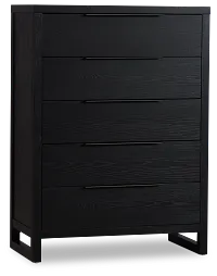 Williamsburg Black 5-drawer Chest