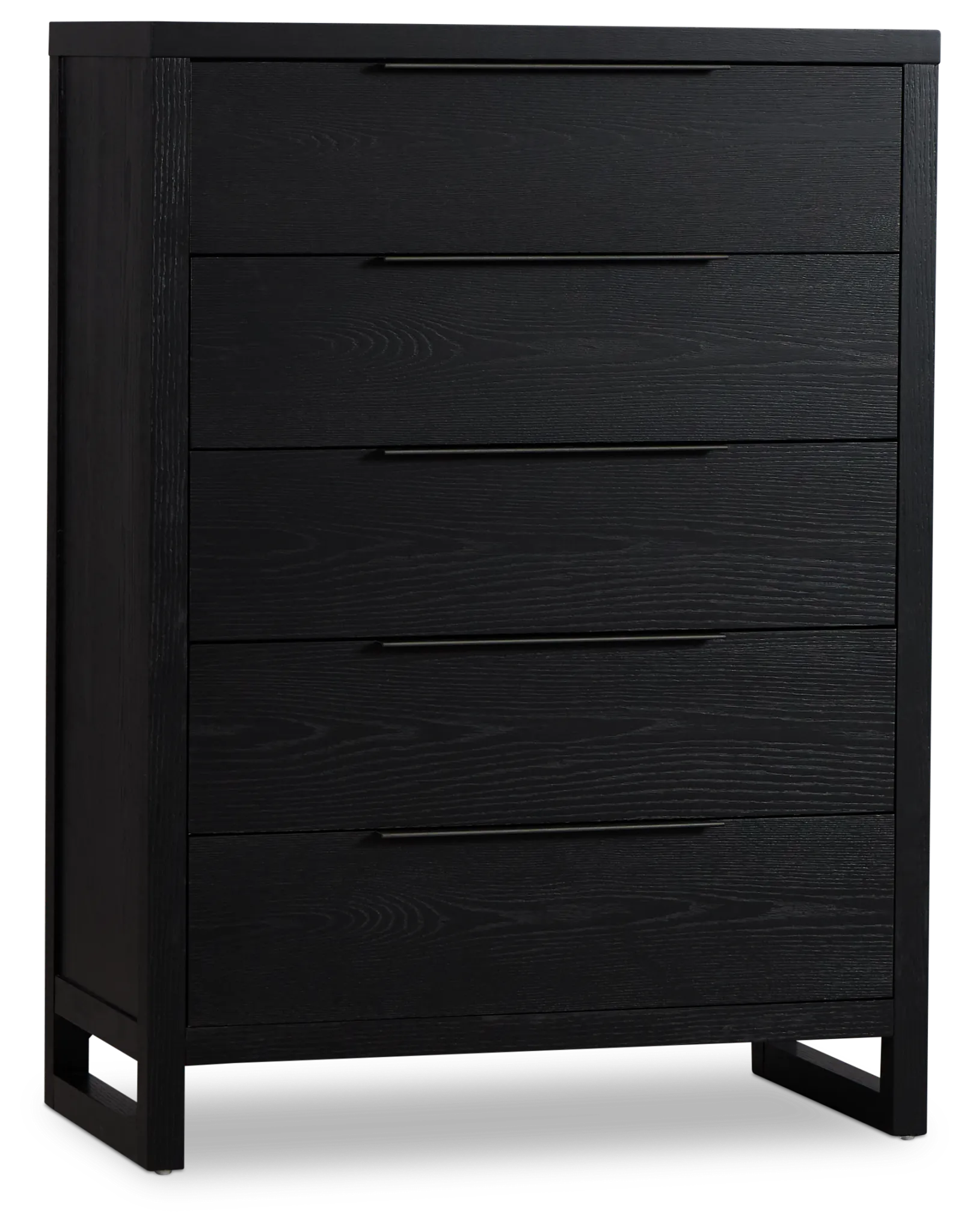 Williamsburg Black 5-drawer Chest