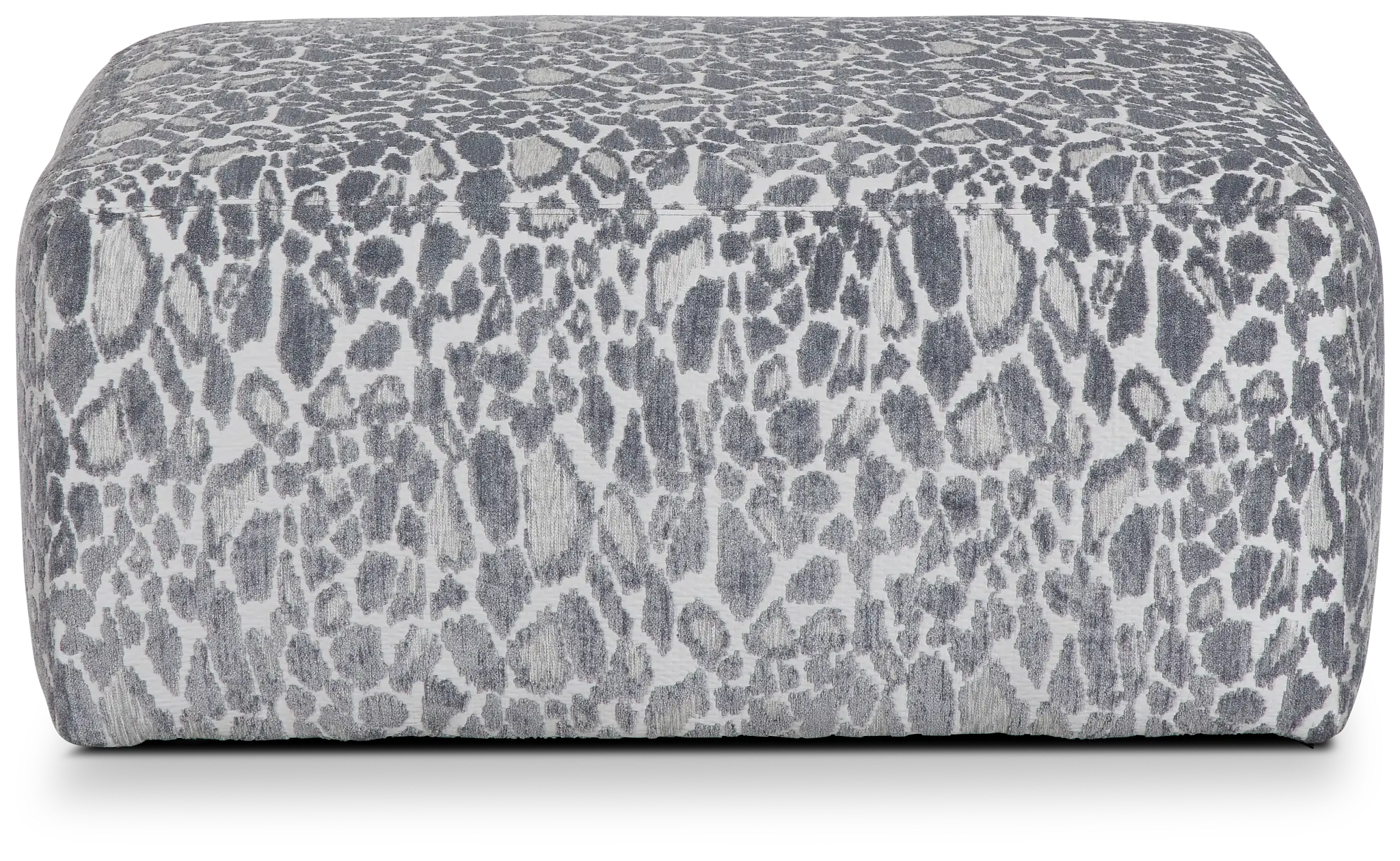 Aria Gray Fabric Cocktail Ottoman Aria Gray Fabric Cocktail Ottoman