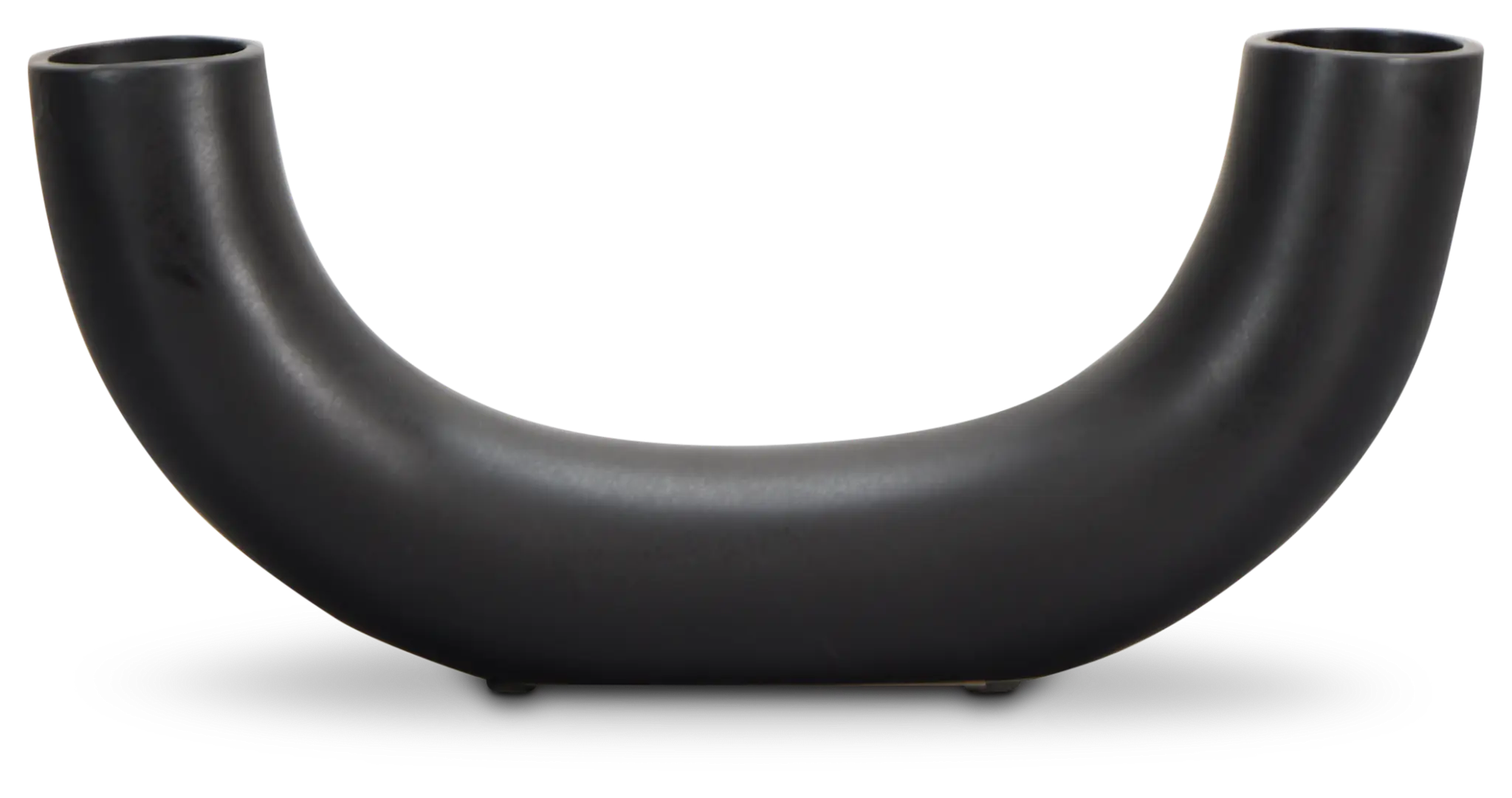 Cresent Black Vase Cresent Black Vase