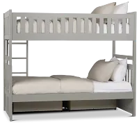 Charleston Gray Storage Bunk Bed