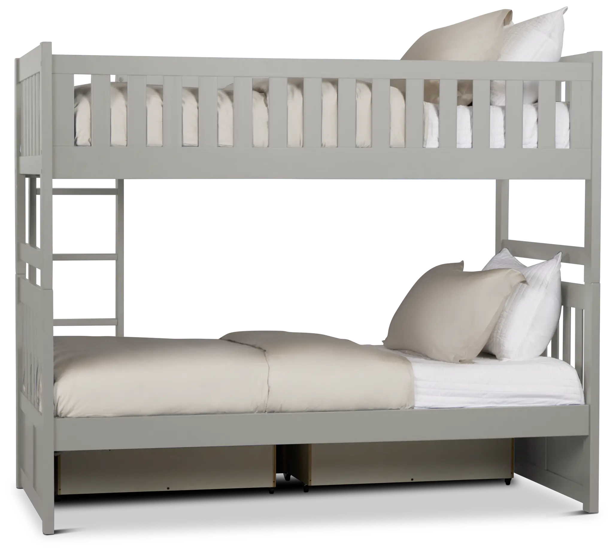 Charleston Gray Storage Bunk Bed Charleston Gray Storage Bunk Bed