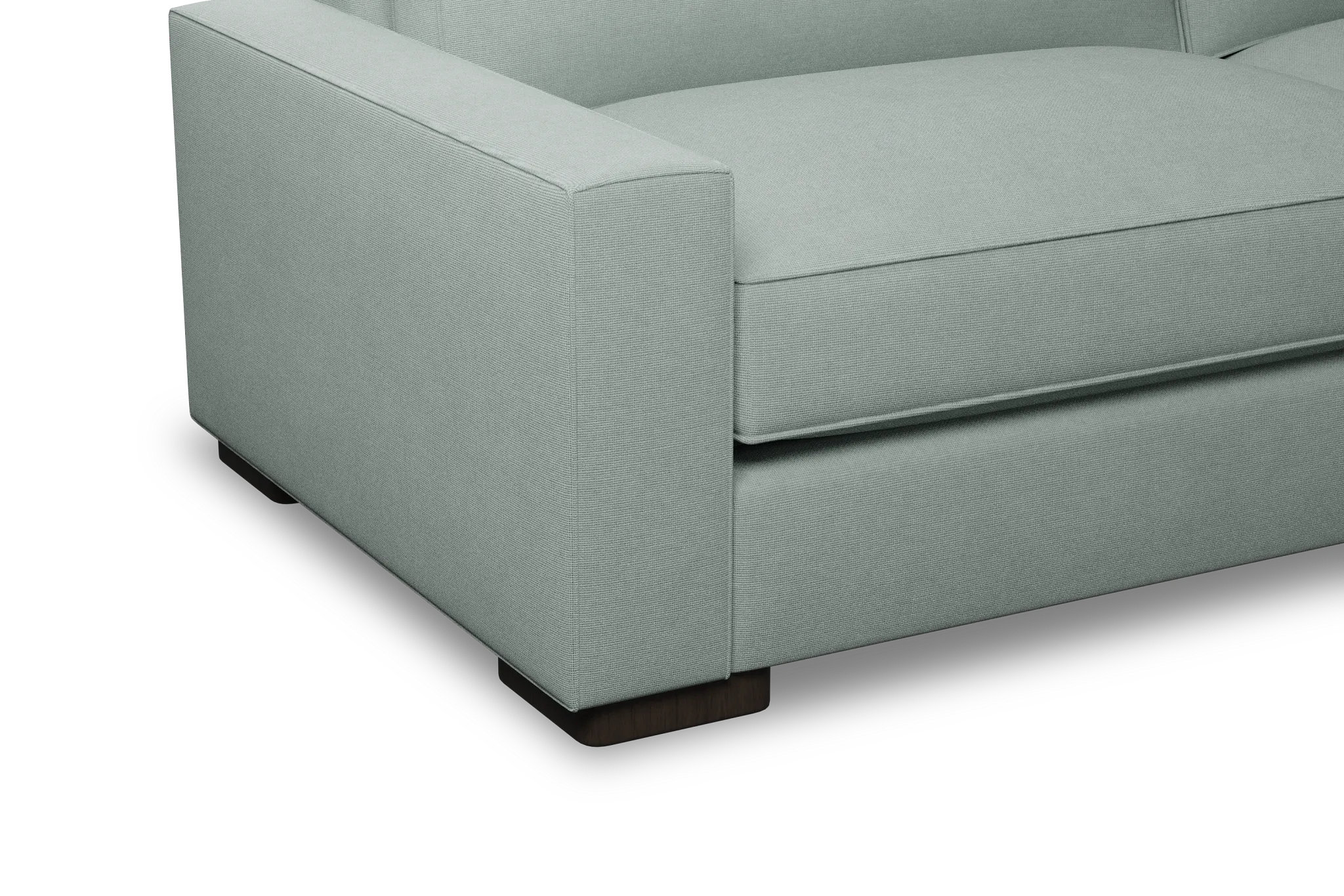 Edgewater Suave Light Green 96" Sofa W/ 2 Cushions