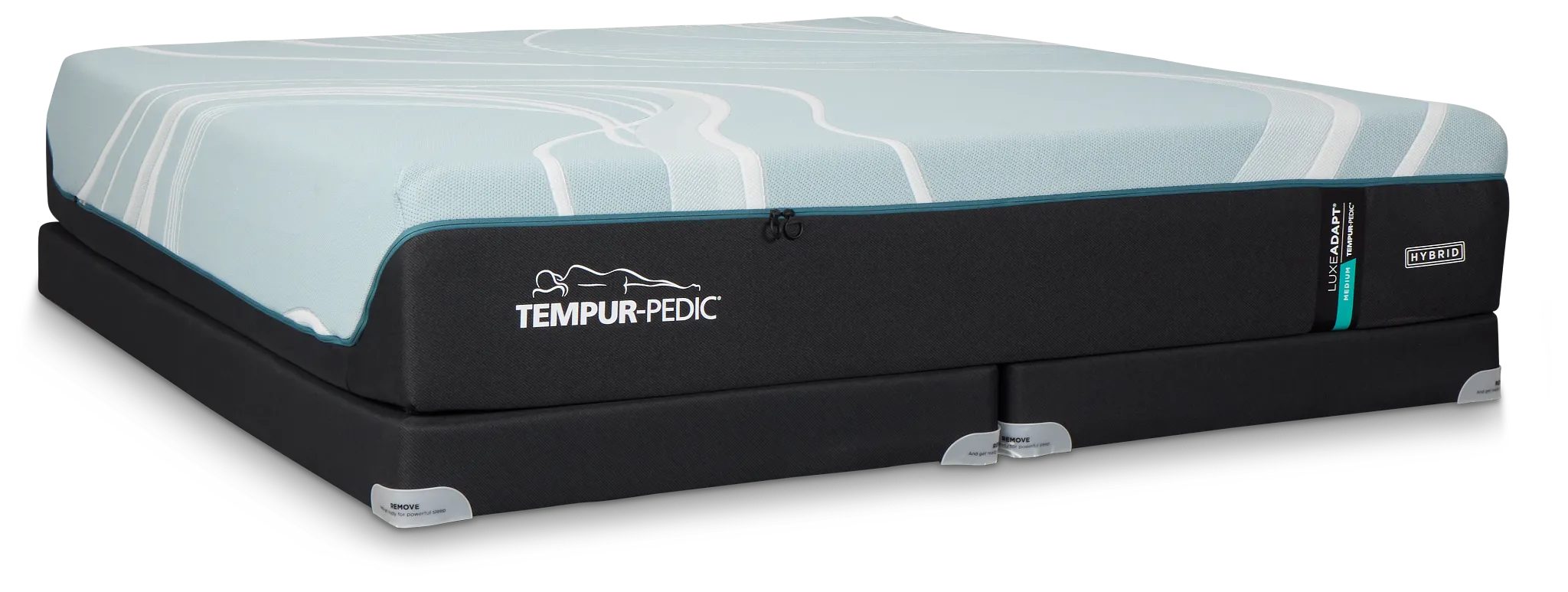 Tempur-pedic Tempur-luxeadapt Medium Hybrid Low-profile Mattress Set